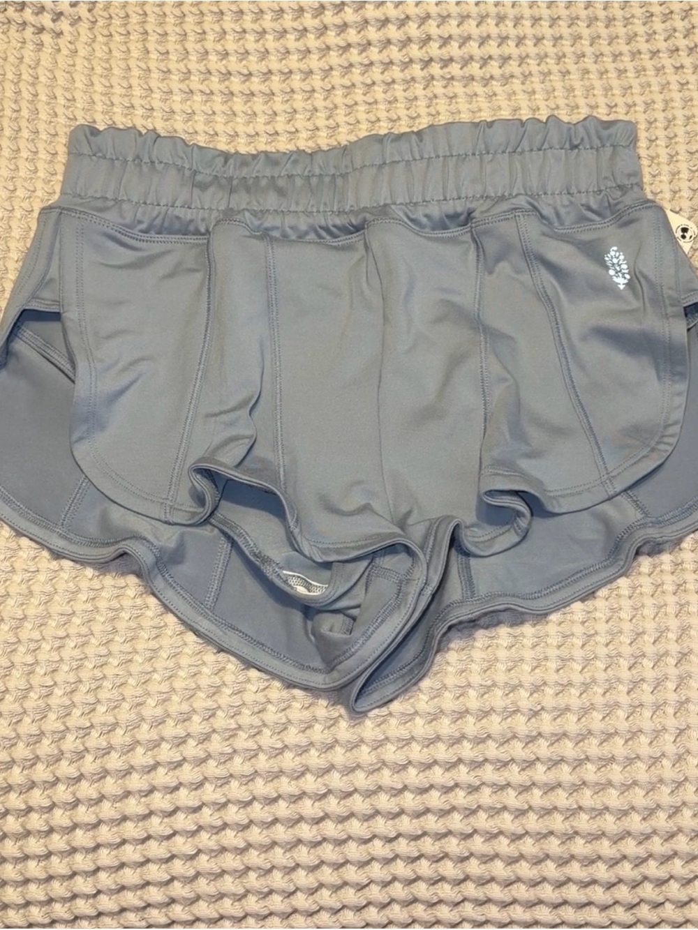 Free People Athletic Shorts in Slate Gray FP Movement